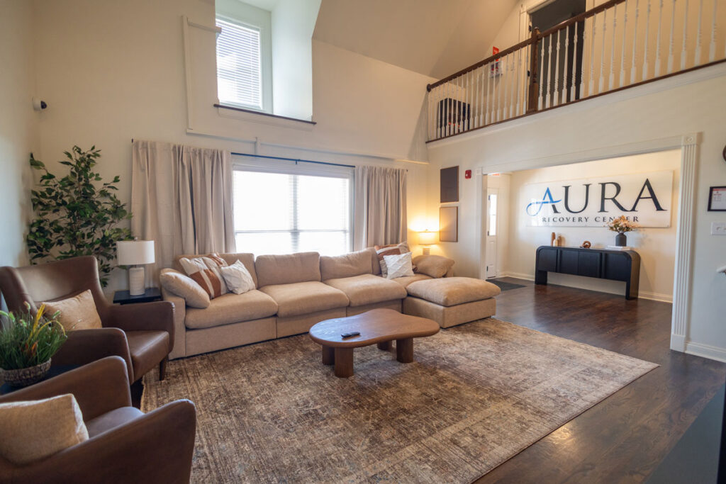 Therapy room at Aura Recovery Center
