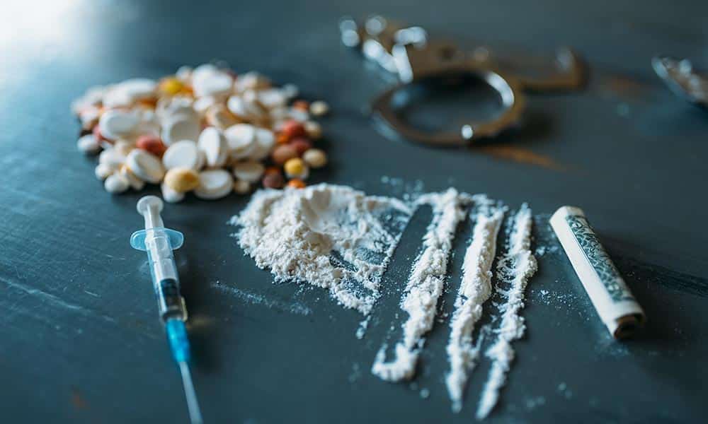 Stimulant drugs height alertness and arousal throughout the body, including the eyes.