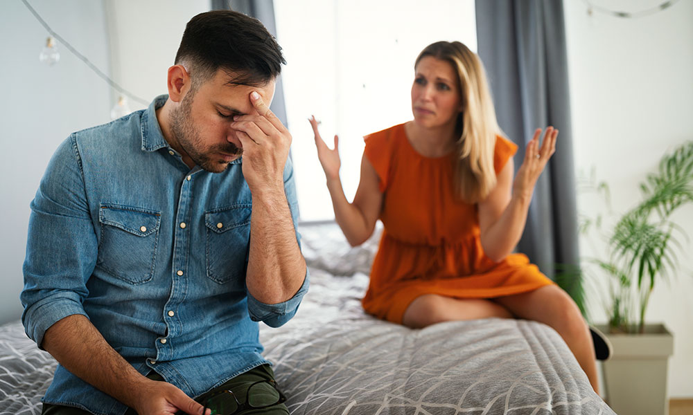 Relationship problems due to excessive drinking